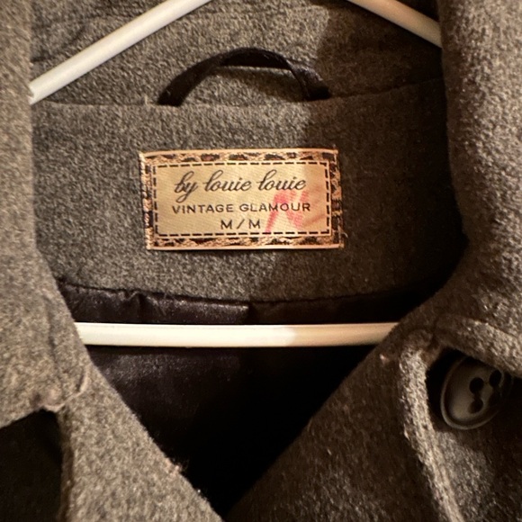 Vintage Double Breasted Pea Coat Size M - Picture 4 of 5